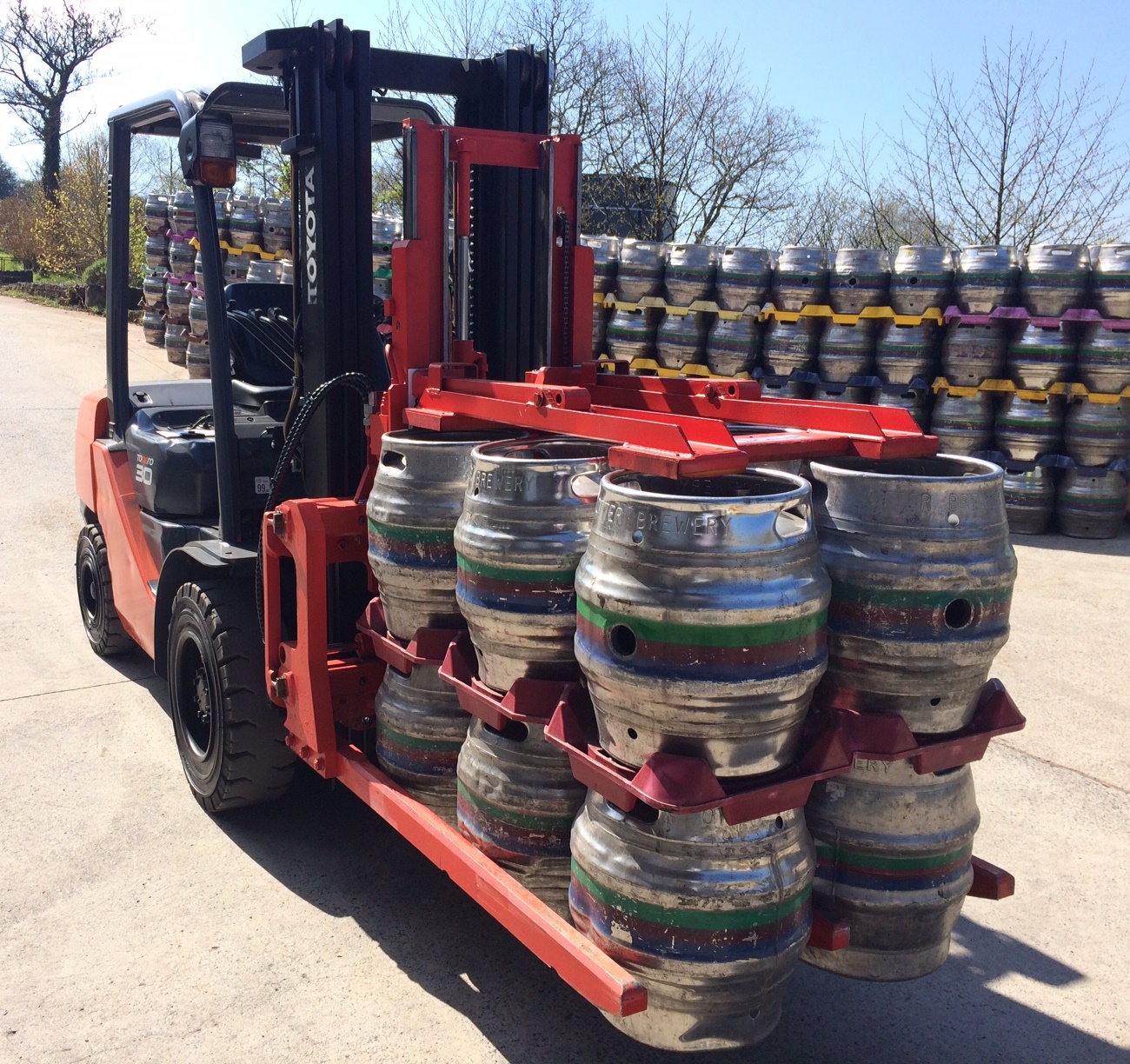 KAUP Customised Keg Clamp Attachment Improves Productivity at Otter Brewery