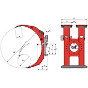 T458C-2 Rotating Roll Clamp